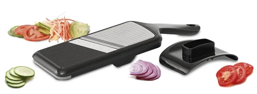 "Gemüsehobel, Julienne, klein, Schwarz/ Silberfarben image"