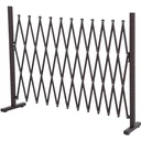 Scherengitter Absperrgitter Garten Braun 300cm