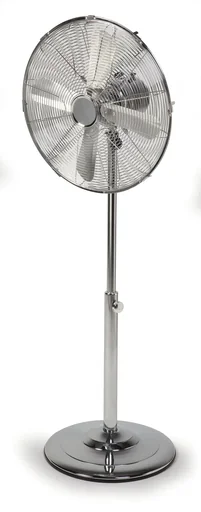 "Standventilator - 40 cm Durchmesser, Ventilator in Chrom image"