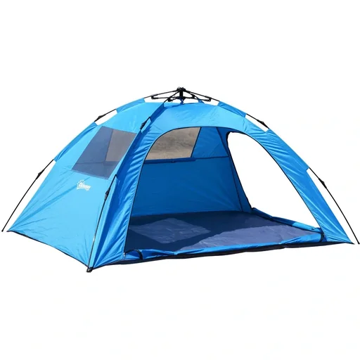 "Campingzelt Pop Up Zelt für 2 personen Blau L223 x B150 x H110cm image"