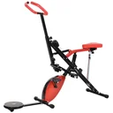 Trainingsradfahren, schwarz, rot