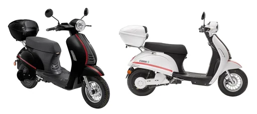 "E-Roller Luxxon E3000, 45 km/h (Mokick-Klasse), schwarz image"