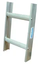 Kaminkehrerleiter, Alu/ Natur, 14 Sprossen, B 33 cm, L 395 cm