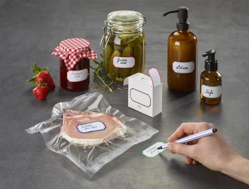 "Klebeetiketten, wasserlöslich, 200 Stück image"