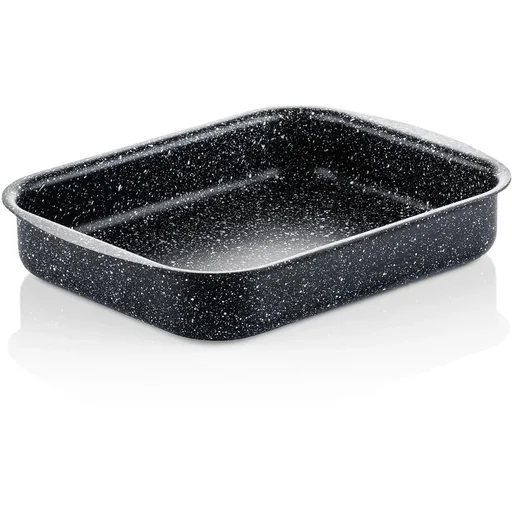 "Black Marble SET - Bratpfanne 28 cm + Auflaufform 25 cm + Bratpfanne 28 cm - Schwarz image"