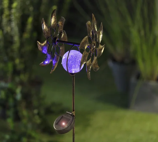 "Set Solar Pfau mit Windrad + Solar Doppel-Windrad image"
