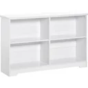 Bücherregal - Weiß - 118 x 29,5 x 76,5 cm
