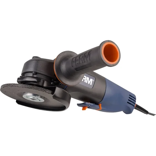 "AGM1060S Winkelschleifer 750W - 115mm - Paddle Schalter - Spindelsicherung - Soft griff und Seitengriff - Inkl. Zubehör image"