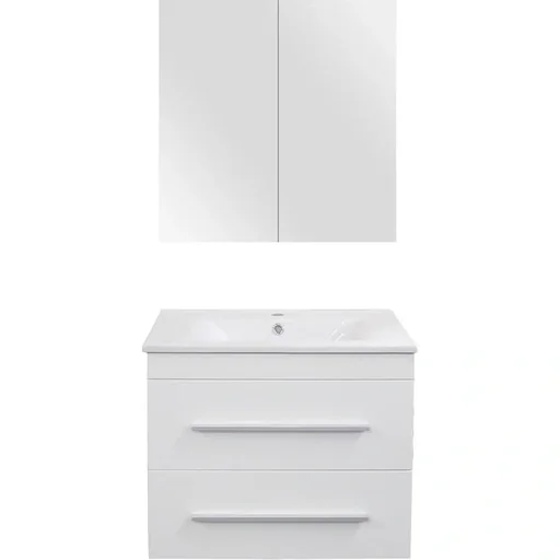 "Badezimmermöbel Style 60cm - Mat Weiss image"