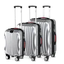 Hartschalenkoffer-Set Ikarus Silber M/L/XL
