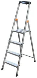 Alu - Stufen - Stehleiter, 4 Stufen