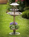Solar-Vogelbad 4in1, bronze