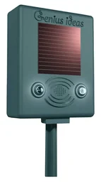 Solar-Vogelschreck mit Abwehrton & Blitzlicht