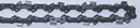 Sägekette für 20 cm Schwert, Stärke 1,1 mm, Teil. 3/8", 33 Glieder