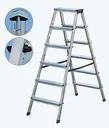Alu Stufen Doppelleiter 2 x 6 Stufen