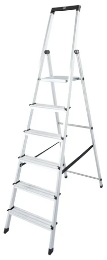 "„SOLIDY“ STUFEN-STEHLEITER  6 STUFEN image"