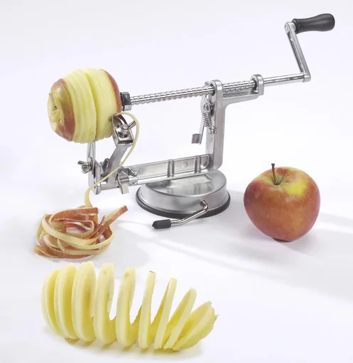 "3 in 1 Apfel- und Kartoffelschäler, Aluguss image"