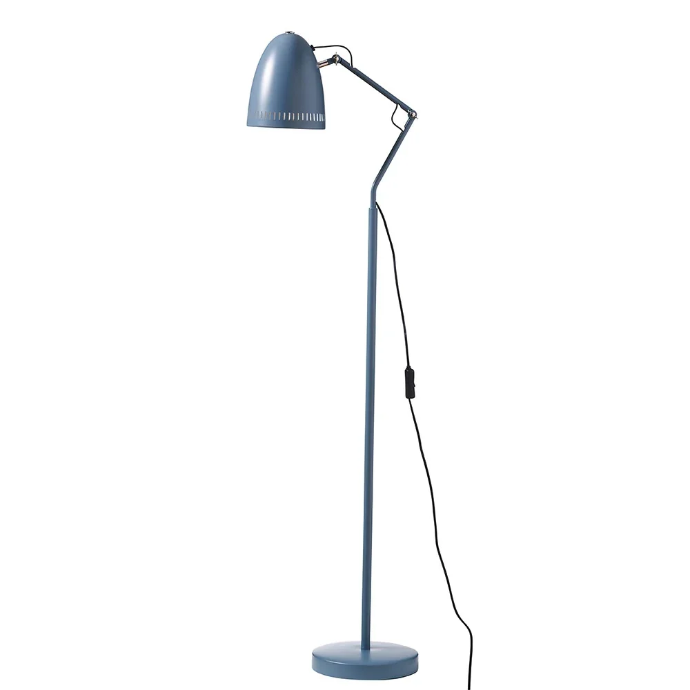 Superliving Stehlampe Metall Dynamo matt rauchblau