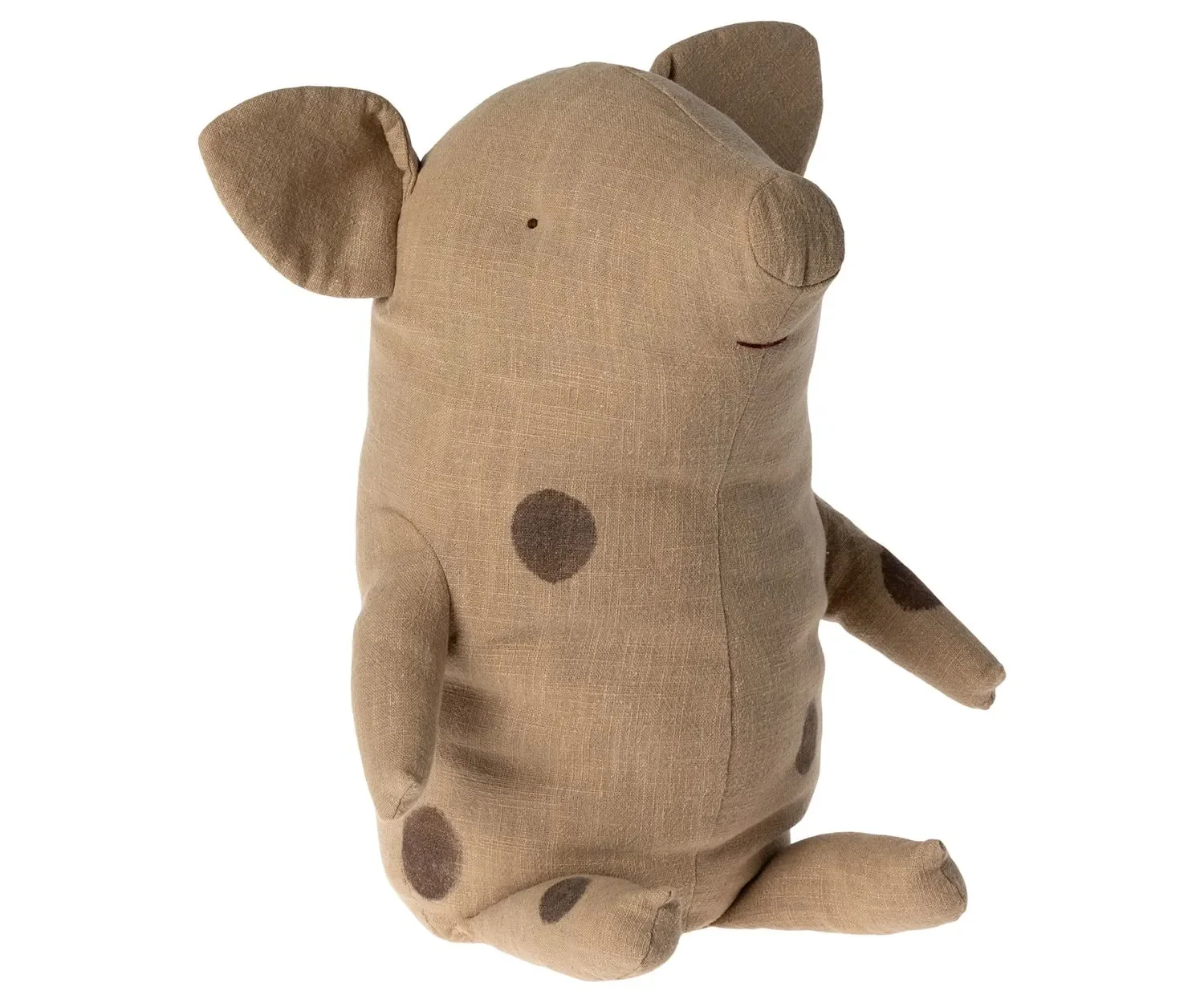 Maileg Plüschtier, Kuscheltier, Stofftier - Trüffelschwein, Groß, Farbe: Helles Umbra