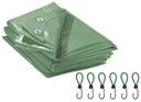 PE-Abdeckplane 200 x 300 cm, 90g/m² - GRATIS dazu 6 Stück Gummispanner