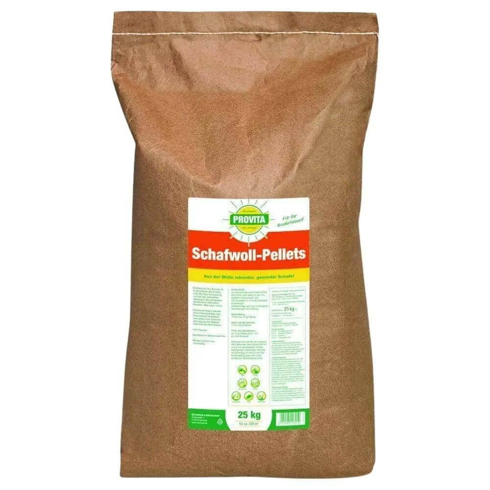Schafwollpellets