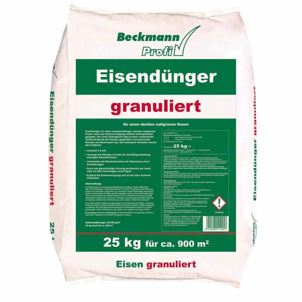 Beckmann Eisendünger gegen Moos