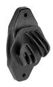 Seilisolator "Euro Cord", Farbe schwarz, 10 Stück im Beutel