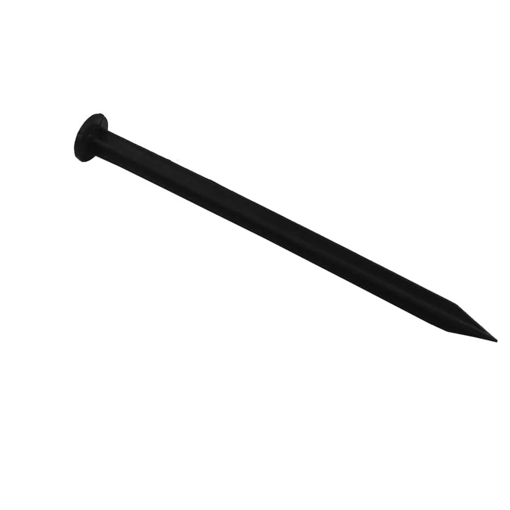 "Erdnägel 25 cm, Befestigungsnägel, Garten Heringe, Bodenanker, Schwarz image"