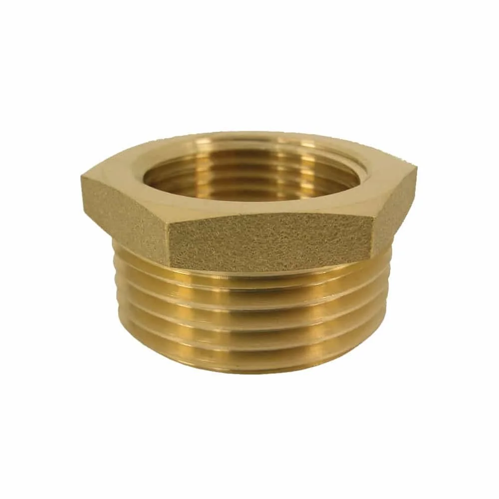 "Messing Reduzierstück, Gewindefitting, 2" AG x 1 1/2" IG, Sanitär, Heizung image"