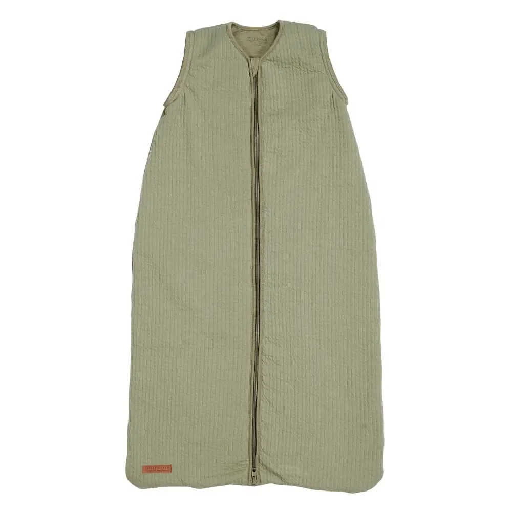Little Dutch Sommer Schlafsack uni oliv "Pure Olive", Größe: 90 cm