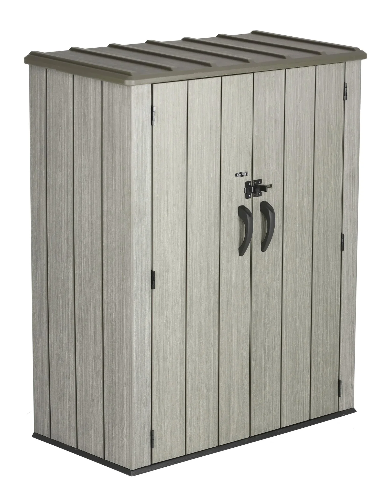 "Lifetime Geräteschrank XL 136,3×69,9×172,1 cm Grau – stahlverstärkt, abschließbar image"