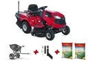 Rasentraktor Smart RE 125 Aktion inklusive Anhänge-Streuer, Kupplung und 2x Rasenlangzeitdünger 450m²
