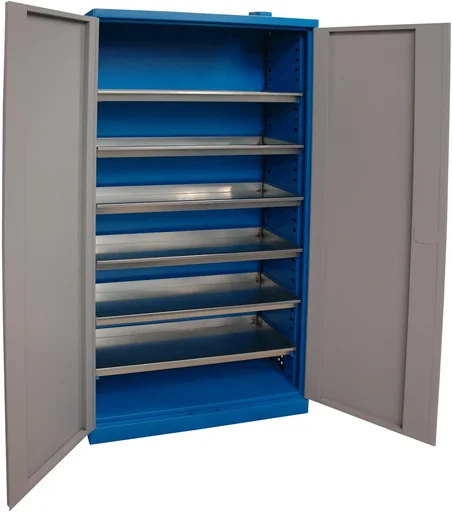 "Umweltschrank TYP III mit 6 ausziehbaren Zinkwannen image"
