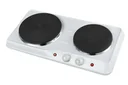 Doppelkochplatte, 15,5/18,5cm, 1000/1500W Elektro-Kochplatte, TKG DKP 1002 W