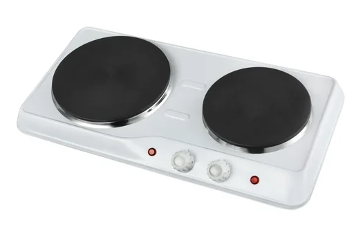"Doppelkochplatte, 15,5/18,5cm, 1000/1500W Elektro-Kochplatte, TKG DKP 1002 W image"