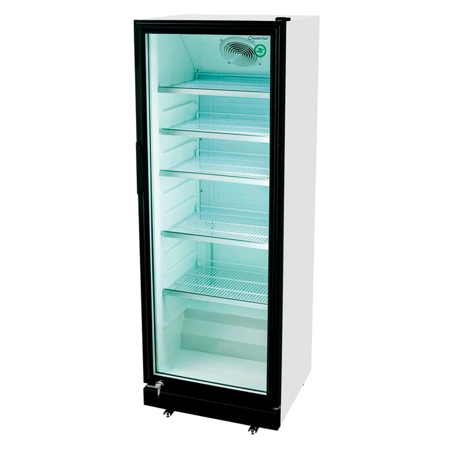 Getränkekühlschrank, Flaschenkühlschrank, Glastürkühlschrank - GCGD360 | Umluftkühlung | 350L | Energieklasse A+