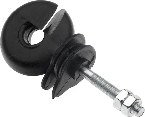 "Ringisolatoren, metrisch, M6 x 80 mm für Rohrpfähle, 25 Stück image"