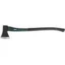 Große Axt mit Softgrip-Stiel - 90cm - 2 kg - schwarz/grün