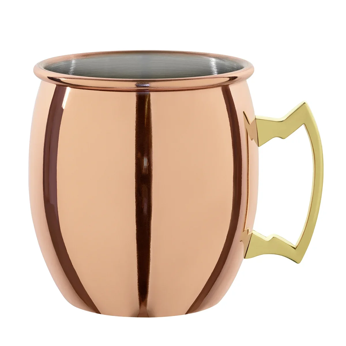 Becher, Tasse - Moscow Mule, Edelstahl, Kupferfarbenem, 550ml