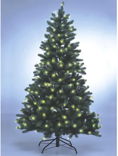 "Weihnachtsbaum mit LED-Lichterkette und Standfuß, 85 cm hoch image"