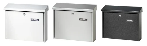 "Briefkasten Stahl-lackiert Journal 5867 Si silber image"