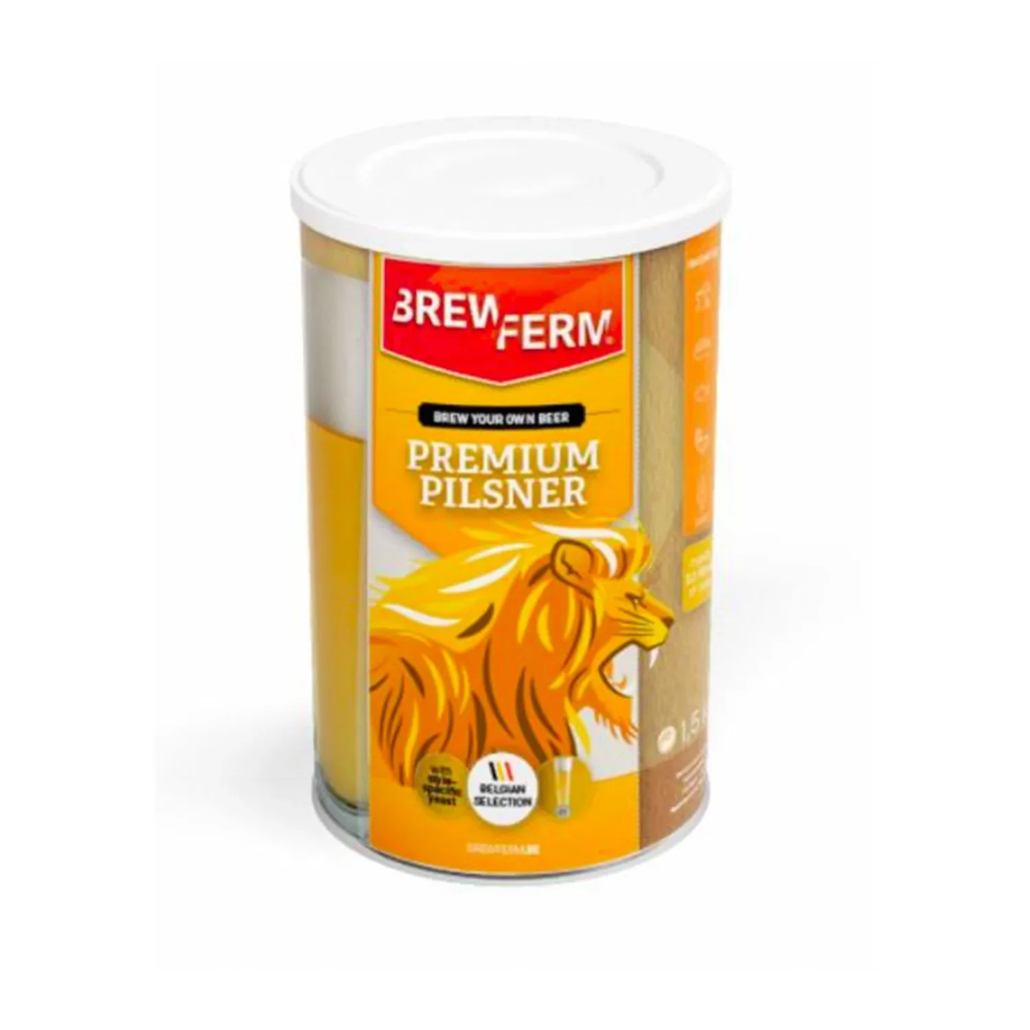 Brewferm Bierkit Premium Pilsner, 1,5kg - Alles für perfektes Pils Zuhause braue