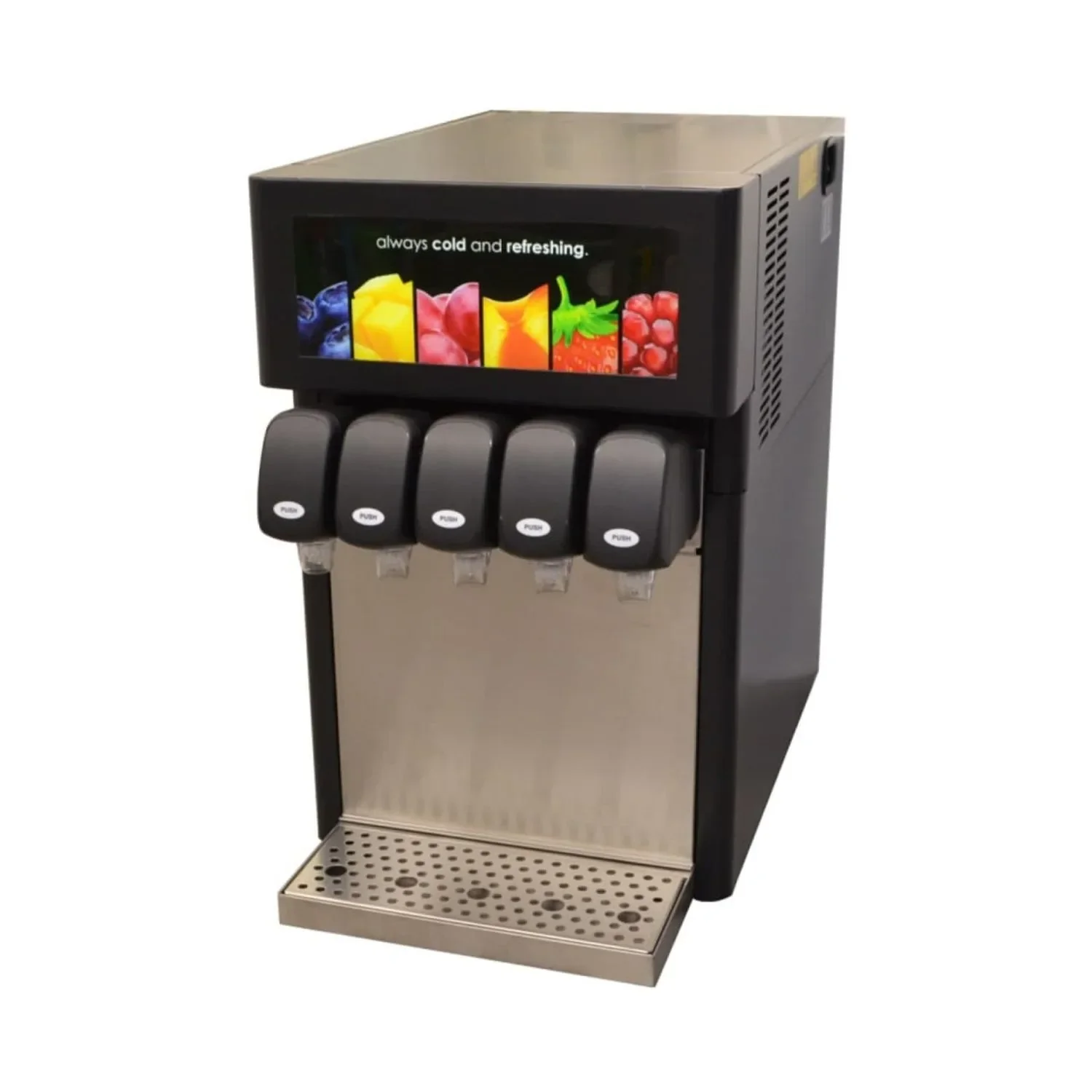 Wassersprudler, Wasserspender, Postmixanlage Omega 5, Oberthekengerät