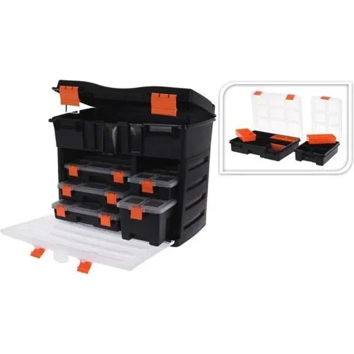 "Werkzeugkoffer Hobby XL mit 5 Sortimentskästen 50 x 42 x 30 cm image"