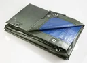 Abdeckplane, grün/blau, super stark 250 g/ m²,2 x 3 m
