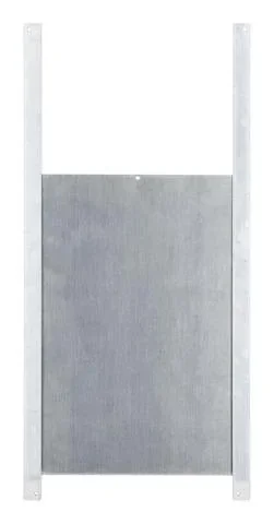 "Hühner Schiebetür 30 x 40 cm, Alu, Komplettmontage- Set image"