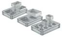 Eurobox Einsatzkasten grau 1/8