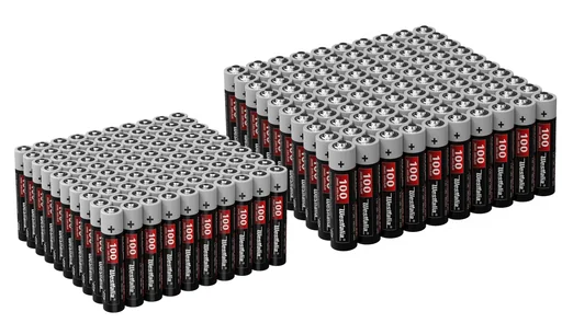 Red-Alkaline Mignon (AA) Batterien - 100 Stück