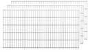Doppelstabmattenset anthrazit 3 Stück  a 103cm x 200cm