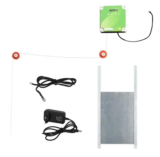 "Automatische Hühnertür, Komplett-Set inklusive Schiebetür 43 x 40cm image"